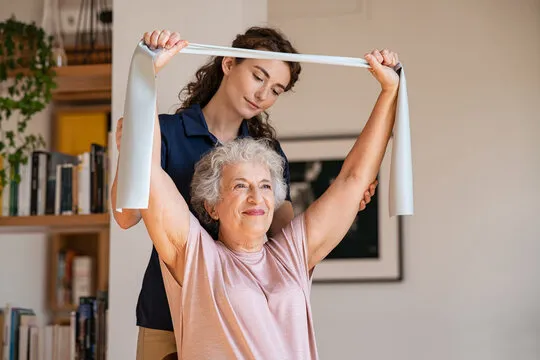 Fisioterapeuta domiciliar para idosos